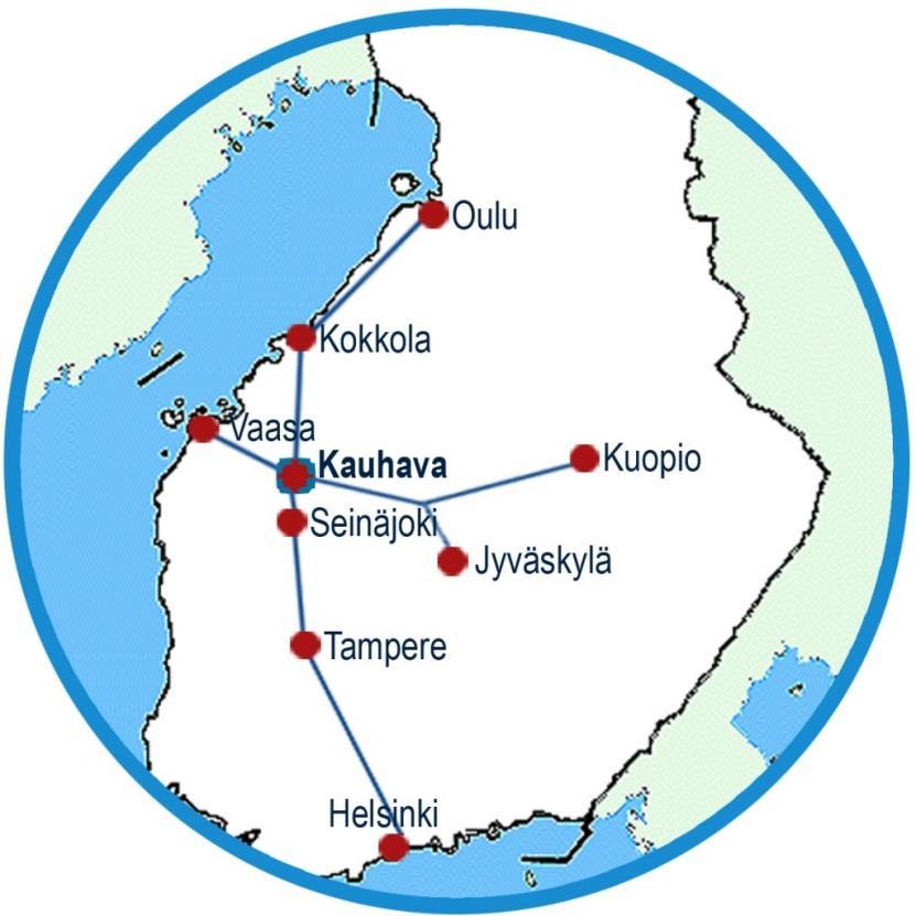 Kauhava on kuntaliitosten seurauksena väkiluvultaan Etelä-Pohjanmaan kolmanneksi suurin kaupunki.