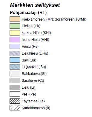 Geomatti Oy Oulun Portin Rautatieliikennetärinän riskikartoitus 2003 Perävainio Alustavasti määritetty likimääräinen tärinän vähentämisalue (sininen viiva) radan suunnassa Kuva 10.