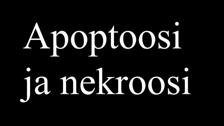 nekroosi