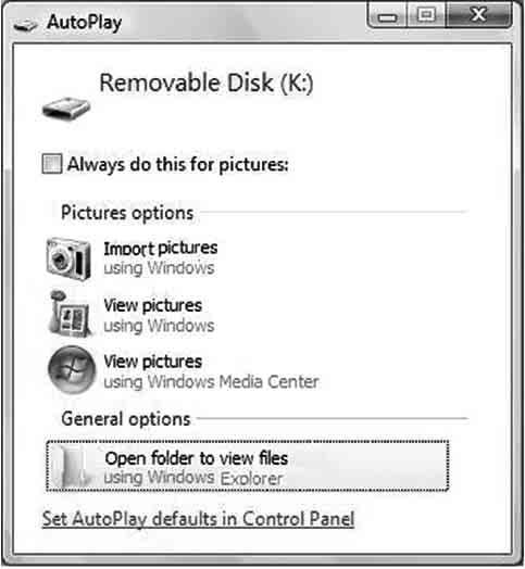 Vaihe 2: Kuvien kopioiminen tietokoneeseen Windows Tässä osassa kuvataan esimerkkinä, kuinka kuvat kopioidaan Documents (Windows XP: My Documents ) -kansioon.