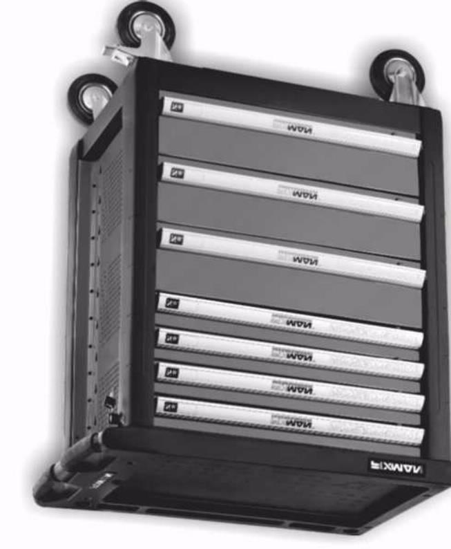 TIMCO Siirrettävä työpiste, jossa 7 vetolaatikkoa TIMCO Ominaisuudet Tilava siirrettävä työpiste auttaa pitämään työkalut