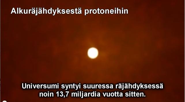LaFy IV, 2016 189 Cassiopeia project: "Alkuräjähdyksestä