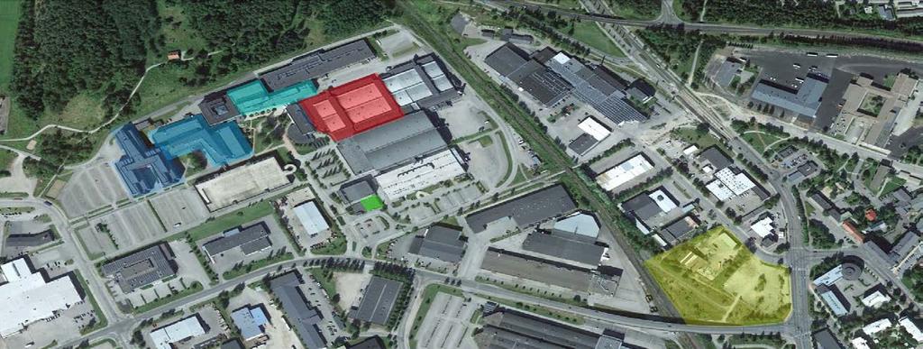 TILAT - KAMPA KIILA CENTRO MERIKAARI DATA CENTER (EI TODELLINEN SIJAINTI) ASEMA-ALUE TOIMISTOTILAA: -