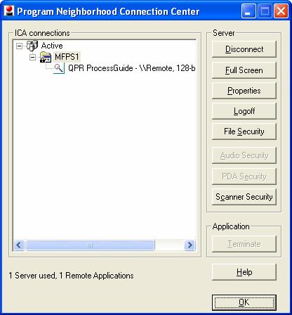 1 Citrix client asennettuna Mikäli tietokoneella on Citrix Web Interface client asennettuna, käynnistyksen yhteydessä työkalupalkkiin (taskbar)