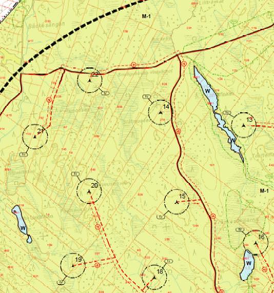 suunnittelutarveratkaisu tai lainvoimainen tai vireillä oleva ja kuulutettu ympäristölupahakemus