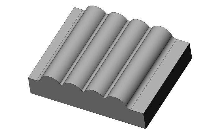 CAE DS High Pressure Die Casing Design Säde ja reiä Jokaisella kappaleella ulisi olla nurkissa sopivan kokoise pyörisyssäee. Kuva 8.