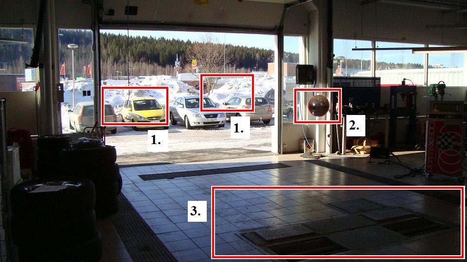 23(39) Korjaamohallin oven aukaisumekanismiin olisi hyvä saada muutos.