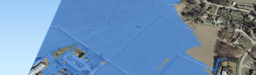 Sivu 4 / 12 Panoraamakuva kumottavan asemakaavan alueelta 3.4.2017 Takkulan teollisuusalueen laajennusalue sijaitsee teollisuusrakentamisen näkökulmasta Sammunjoen tulvariskialueella.