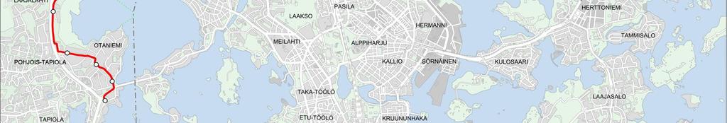 Raide-Jokerilla tulee myös olemaan merkittävä vaikutus radan vaikutusalueen maankäytön kehittymiseen tulevaisuudessa.