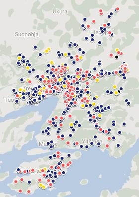 Piikkiö (21500 postinumeroalue) lähtötiedot Tarkastelussa polttokelpoisen jätteen keräys kuljetusyritysten ilmoittamat tiedot, v.