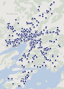 1617 kpl kerättävä jätemäärä yht.