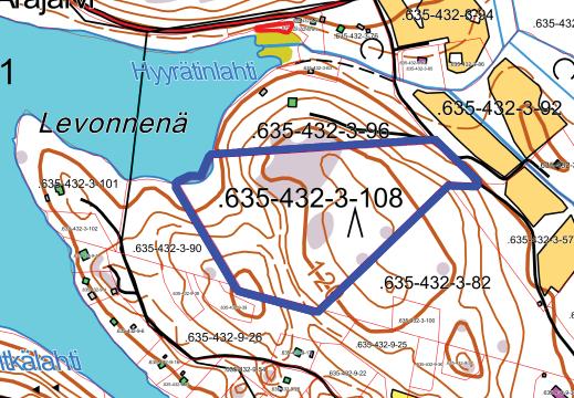KAAVA-ALUEEN SIJAINTI JA MAANOMISTUS Kalliomäen kiinteistö sijaitsee Pälkäneellä Sappeen laskettelukeskuksen pohjoispuolella Iso Arajärven Hyyrätinlahden etelärannalla.