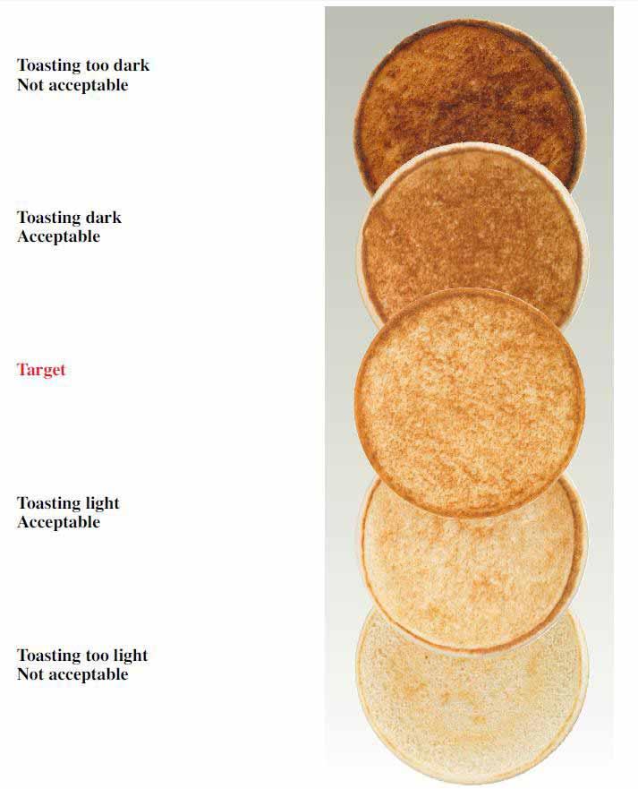 Annex 2 COLOUR GUIDANCE FOR TOASTING BUNS Serving