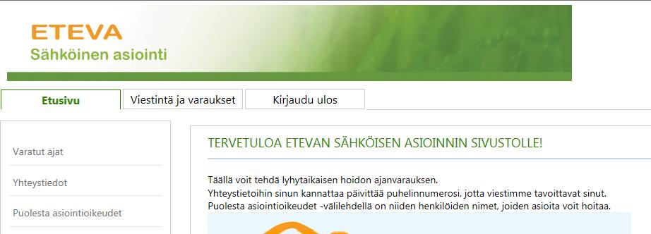 Ohje 13 (13) Sähköisestä palvelusta poistutaan Kirjaudu ulos -painikkeella Jos palvelu on käyttämättä 15