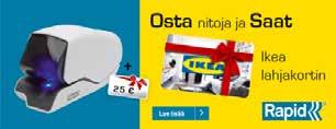 paperitöissä! Rekisteröi ostoksesi: office.rapid.