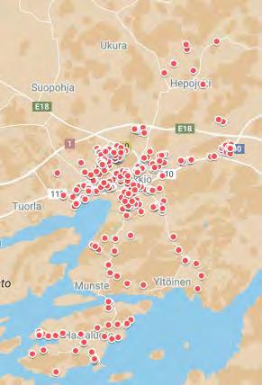 joka toinen ja joka neljäs viikko