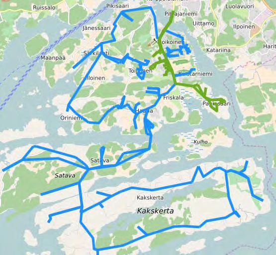 NYKYTILANNE Kaksi yhtiötä: A ja B (Kp=keräilypisteet)