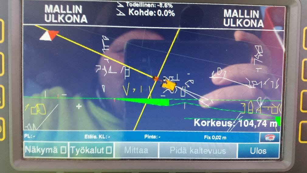 Haasteet: Koneohjaus Useita koneohjausjärjestelmiä Topcon Scanlaser Trimble Novatron Järjestelmissä eroja Oma tiedostoformaatti (Topcon/Trimble) Tuetut tiedostoformaatit Kaikissa ei etäyhteyksiä