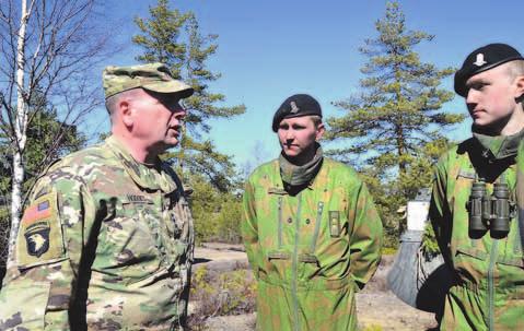 Norjalaisten kalustona oli CV90- panssarivaunuja ja amerikkalaisilla Stryker-panssariajoneuvoja. Harjoituksen osana järjestetään myös panssaritak- VIIKKO 21: Lehti ilmestyy vain KE 24.5.