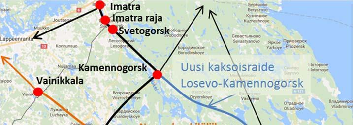 24 tarvittaviin vaihtotöihin kuluu nykyisillä käytännöillä keskimäärin Suomeen tulevalta junalta n. 4 tuntia ja Suomesta lähtevälle junalle n. 3 tuntia.