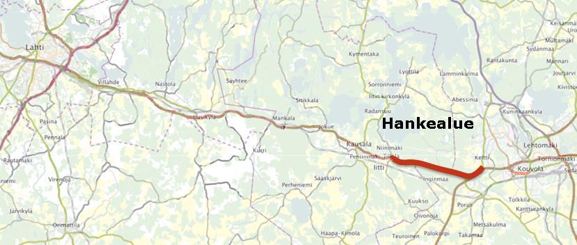 HANKEARVIOINTI 4 (24) 2 LÄHTÖKOHTIEN KUVAUS 2.1 2.2 Vertailuasetelma Hankearvioinnin vertailuvaihtoehtossa hanketta ei toteuteta (0-vaihtoehto) ja väyläverkko vastaa ominaisuuksiltaan nykytilannetta.