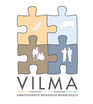 Ilmastoviisaita ratkaisuja maaseudulle (VILMA)-hanke Jatkaa Ilmase-hankkeen aloittamaa työtä Rahoitus Manner-Suomen maaseudun kehittämisohjelmasta valtakunnallisena tiedonvälityshankkeena 2016-2018,