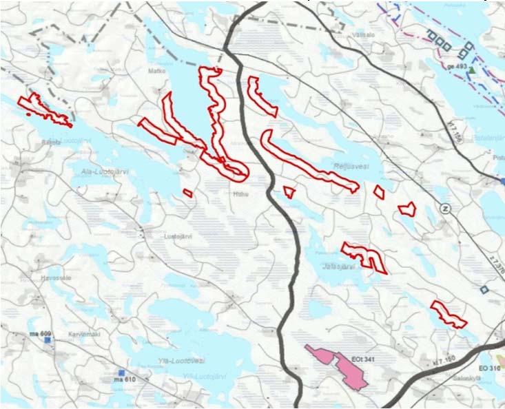 4.2 Maakuntakaava Alueella n vimassa Etelä-Savn maakuntakaava, jnka ympäristöministeriö n vahvistanut 4.10.2010. Maakuntakaavassa ei le suunnittelualueelle khdistuvia aluevarauksia.