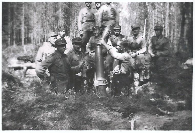 K) sotatie 1941-1944 Kainuun Tykistörykmentin ja