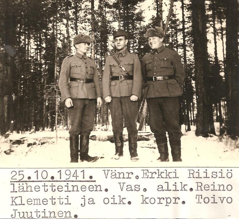 Komppanian vanhennus 11/1941 25.10.1941 Käsky 14.D:n uudelleenjärjestelystä: Perustettava prikaati (10.