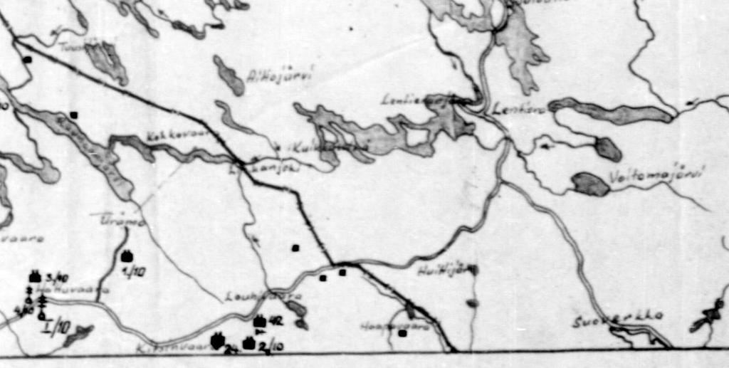 Asemissaolo jatkuu 28.9 maj. Seitamon kiitospuhe. Alistus Er.P7:lle loppui ja yksikkö alistettiin I/JR10:lle. 30.9 siirto Kuottiin lammen maastoon, majoittuminen ja viestiyhteyden veto. 2.10 I/JR10:n kev.