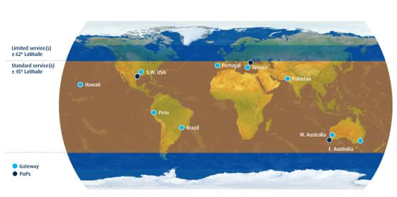 Tällaisten sovellusten käyttö esimerkiksi Itämeren etäläosissa olisi mahdollista, mutta pohjoisemmalla Itämerellä vastaanotto ei onnistuisi nykyisellä satelliittikonstellaatiolla.