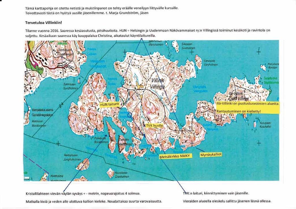 udenmaan Näkövammaiset ry:n Villingissä