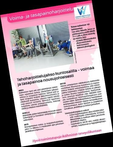 Voimaa vanhuuteen -käytännöt Työtapana: Voimaa