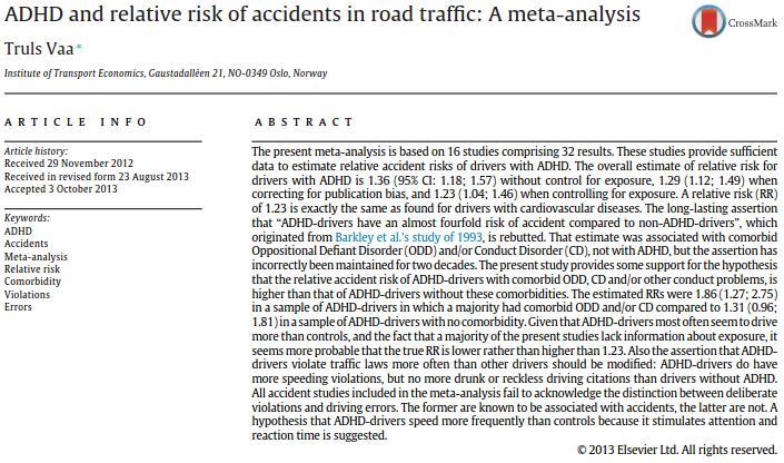 Accident Analysis and