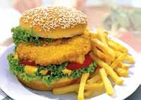 ..20 946 164 Meira Nova... 100 5014 Crispy Chicken Burger 100 g Kypsä, paneroitu hampurilaispihvi broilerin lihasta (100 g). Myyntierä 2 x 2,5 kg Fort Deli... 209 2311 GTIN ltk.
