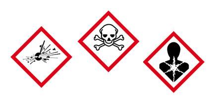 Kemikaalivaarojen tunnistaminen - erityisesti huomioitavat kemikaalit Syttyvät ja räjähtävät kemikaalit Välittömästi