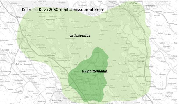 Tehtävä Tehtävänä on laatia Kolille tulevaisuuteen suuntaava, kasvua tavoitteleva ja Kolin monipuolisen vetovoiman hyödyntävä kehittämissuunnitelma, jossa huomioidaan kansallispuisto ja muut tulevaan