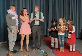 Juhlaviikon Talent show jäi mieleen Alakoulun oppilaskunta järjesti koulun 60-vuotisjuhlaviikolla kaksi Talent show -esitystä: 1.-2.-luokkalaisten esitykset ja 3.-6.