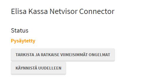 Elisa Oyj 5 (8) 3 Integraation aktivointi Käyttäjän tulee olla administrator oikeuksilla kirjautuneena palveluun.