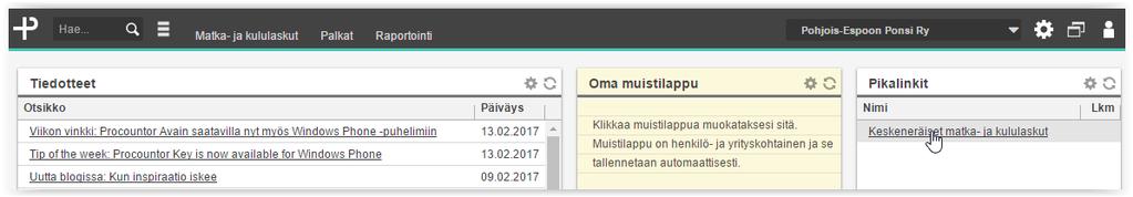 Lasku on nyt syötetty järjestelmään, mutta sitä ei