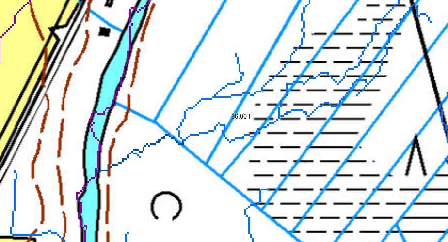 2 Virtausverkko Virtausverkko on laskettu maanpintamallista käyttämällä ArcMap-ohjelman työkaluja dir ja acc.