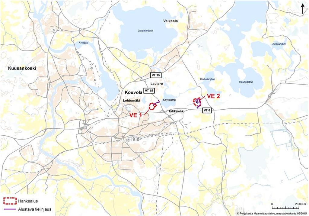 16 Kouvolan kaupunki, puhtaiden ylijäämämaiden läjitysalueen YVA-ohjelma 2.