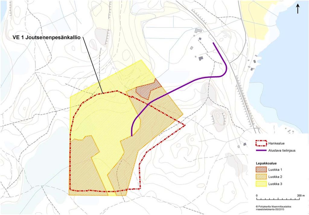 Kouvolan kaupunki, puhtaiden ylijäämämaiden läjitysalueen YVA-ohjelma 57 Kuva 33.