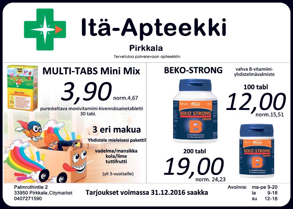 Avoinna: arkisin 9