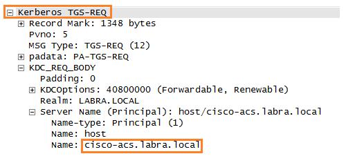 98 KUVIO 86. Kerberos TGS-REQ laitteen tunnistus Tämän viestin AD-palvelin kuittaa TGS-REP-viestillä.