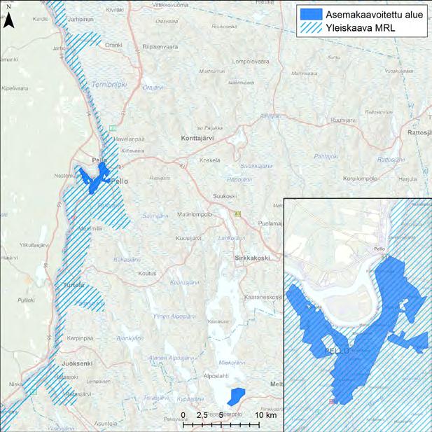 1.2 Maankäyttö Pellon ja Ylitornion alueen maankäytön suunnittelua ohjaa tällä hetkellä Länsi-Lapin maakuntakaava, jonka ympäristöministeriö on vahvistanut 19.2.2014.