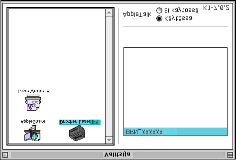 Vaihe 2 Verkkokaapelin käyttäjät (ainoastaan MFC-7820N) 0 Osoita Brother Laser (IP) -kuvaketta ja valitse BRN_XXXXXX.