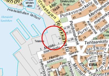 HELSINGIN KAUPUNKI KAUPUNKISUUNNITTELUVIRASTO Kaavakartta nro 1245
