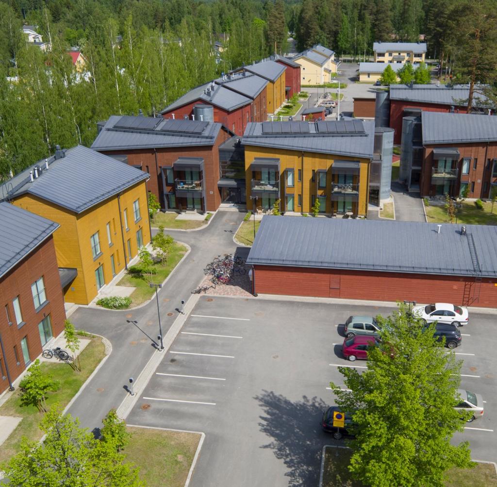 2013 JOENSUUN ELLIN PUUKERROSTALOT NOLJAKASSA Arkkitehti: Arcadia Oy Arkkitehtitoimisto Pääurakoitsija: Rakennustoimisto Eero Reijonen Oy