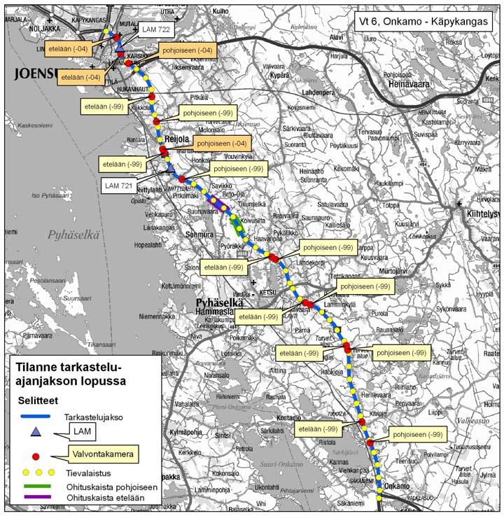 Automaattisen nopeudenvalvonnan vaikutustutkimus TARKASTELUJAKSOT 15 2.